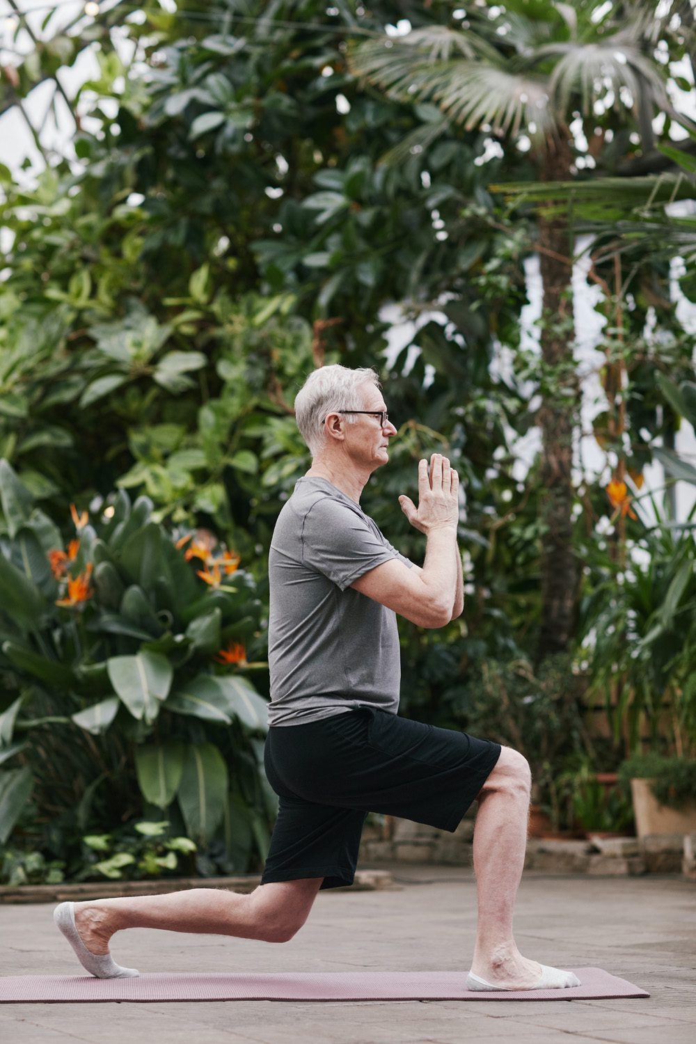 Man Practicing Yoga